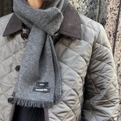 BEAMS（ビームス）リバーシブル カシミヤ 2トーン マフラー
