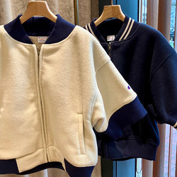 BEAMS BOY（ビームス ボーイ）【別注】Champion / ボア フリース ジップ ブルゾン（ブルゾン ブルゾン）通販｜BEAMS