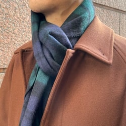 BEAMS F（ビームスF）Johnstons of Elgin / カシミヤ タータン