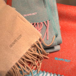 BEAMS BOY（ビームス ボーイ）2トーン カシミヤ マフラー