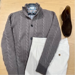 BEAMS F（ビームスF）【別注】BAFY / ウール ケーブル スタンド