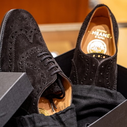 BEAMS F（ビームスF）【別注】CHEANEY / スエード フルブローグ