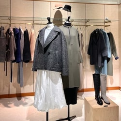 美品】Demi-Luxe BEAMS ソフトメルトン Aラインコート 金ボタン