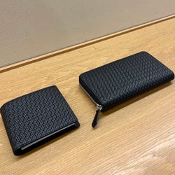 BEAMS HEART（ビームス ハート）メッシュ 型押し レザー 2つ折り