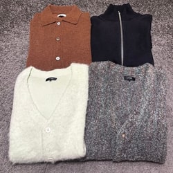 BEAMS（ビームス）7ゲージ ソリッドシャギー カーディガン
