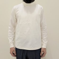 BEAMS F（ビームスF）コットン モックネック ロングスリーブ T