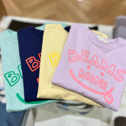 BEAMS mini（ビームス ミニ）スマイルロゴ ビッグ ロング