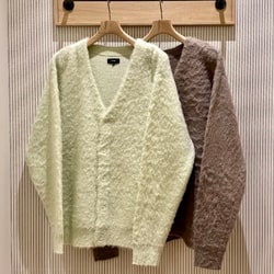 BEAMS（ビームス）7ゲージ ソリッドシャギー カーディガン