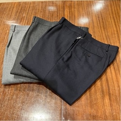 BEAMS F（ビームスF）ウール フラノ 1プリーツ スラックス