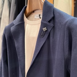 BEAMS F（ビームスF）LARDINI / コットン ニットジャケット