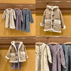 BEAMS mini（ビームス ミニ）フェイクムートン コート（90