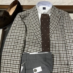 BEAMS F（ビームスF）ASCOT / ドット ニット タイ（スーツ