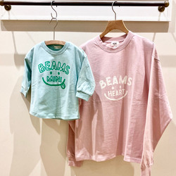 BEAMS mini（ビームス ミニ）スマイルロゴ ビッグ ロング