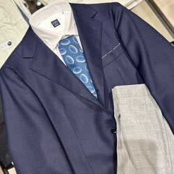 BEAMS F（ビームスF）CANONICO ウール ホップサック シングル