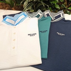 BEAMS GOLF（ビームス ゴルフ）PURPLE LABEL / 襟裏ロゴ 格子柄