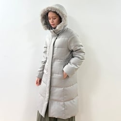 BEAMS HEART(ビームス ハート)撥水 ロングダウンコート(S~M BEAMS HEART(ビームス ハート)撥水 ロングダウンコート(S~M