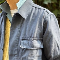 BEAMS PLUS（ビームス プラス）MIL Open Collar Chambray