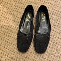 ★未使用★【スペルタ】別注UMA バレエシューズ　ブラック　22㎝ サテン ☆未使用☆【スペルタ】別注UMA バレエシューズブラック22㎝ サテン
