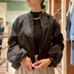Demi-Luxe BEAMS ブルゾン アウター コットンナイロン パフ