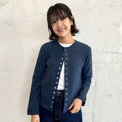 BEAMS BOY（ビームス ボーイ）リングドット カーディガン
