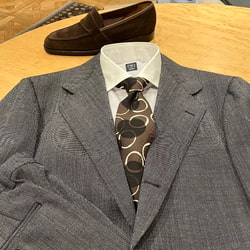 BEAMS F(ビームスF)Savile Clifford ピンチェック スーツ BEAMS F(ビームスF)Savile Clifford ピンチェック スーツ