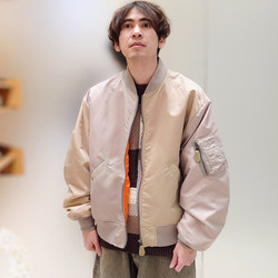 BEAMS(ビームス)撥水 ワイドフィット クレイジー MA-1 BEAMS(ビームス)撥水 ワイドフィット クレイジー MA-1