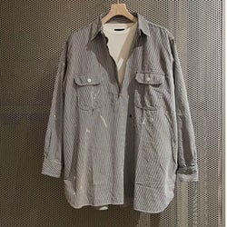 BEAMS（ビームス）BOW WOW / WORK HICKORY STRIPE PO SHIRTS