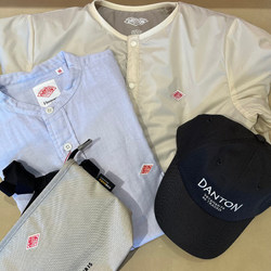 Ray BEAMS（レイ ビームス）【別注】DANTON / ノーカラー シャツ