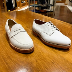BEAMS F（ビームスF）Lloyd Footwear / スエード ホワイト