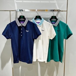 BEAMS GOLF（ビームス ゴルフ）PURPLE LABEL / 襟裏ロゴ 格子柄
