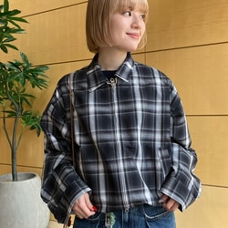 BEAMS (BEAMS) Short Check Blouson (Blouson Blouson) for sale | BEAMS