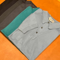 BEAMS F（ビームスF）JOHN SMEDLEY / REID コットン ポロシャツ
