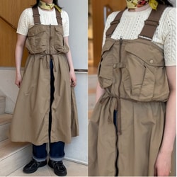 BEAMS BOY BEAMS BOY Fishing Vest Arranged Dress (Skirt