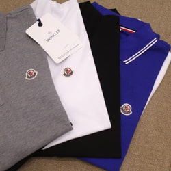 BEAMS F（ビームスF）MONCLER / トリコロール ライン ポロシャツ