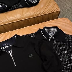 BEAMS（ビームス）【別注】FRED PERRY / オープンニットポロ