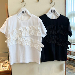 Ray BEAMS（レイ ビームス）RBS / ギャザー フリル Tシャツ（T