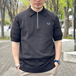 BEAMS（ビームス）【別注】FRED PERRY / ハーフジップ