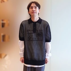 BEAMS（ビームス）【別注】FRED PERRY / オープンニットポロ