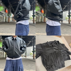 BEAMS Leather BEAMS (Blouson Leather Blouson) for sale | BEAMS