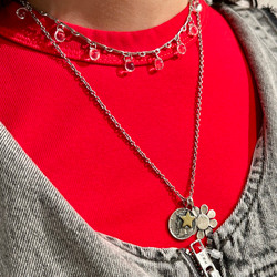 BEAMS（ビームス）NORTH WORKS / Flower Coin Necklace