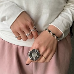 Ray BEAMS Ray BEAMS / Heart Layered Bracelet (accessory