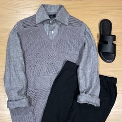 【新品タグ付き】BEAMS moncao モンサオ /リネン イージーパンツ S BEAMS F（ビームスF）moncao / リネン イージーパンツ（パンツ