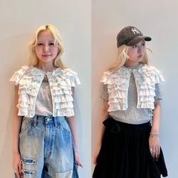BEAMS JAPAN 〈WOMEN〉ショート ティアード シャツ