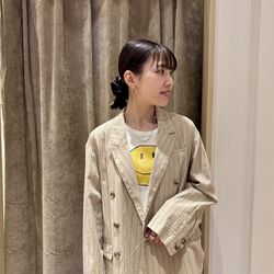 BEAMS BOY (BEAMS BOY) Pinstripe Double Jacket (Jacket Casual