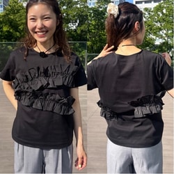 【2024年】高評価レビューアイテム特集 Ray BEAMS（レイ Tシャツ（T フリル ギャザー / ビームス）RBS トップス