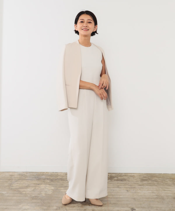 桑原 ふみさんの「BEAMS WOMEN｜トリアセ カラーレスジャケット＊」を使ったコーディネート