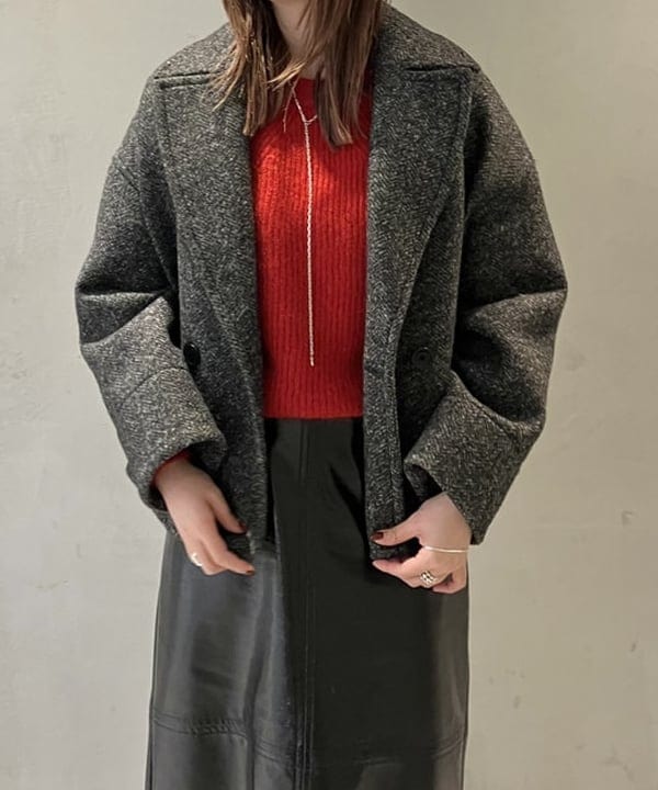 CHIHIROさんの「BEAMS WOMEN｜ボンディング ピーコート」を使ったコーディネート