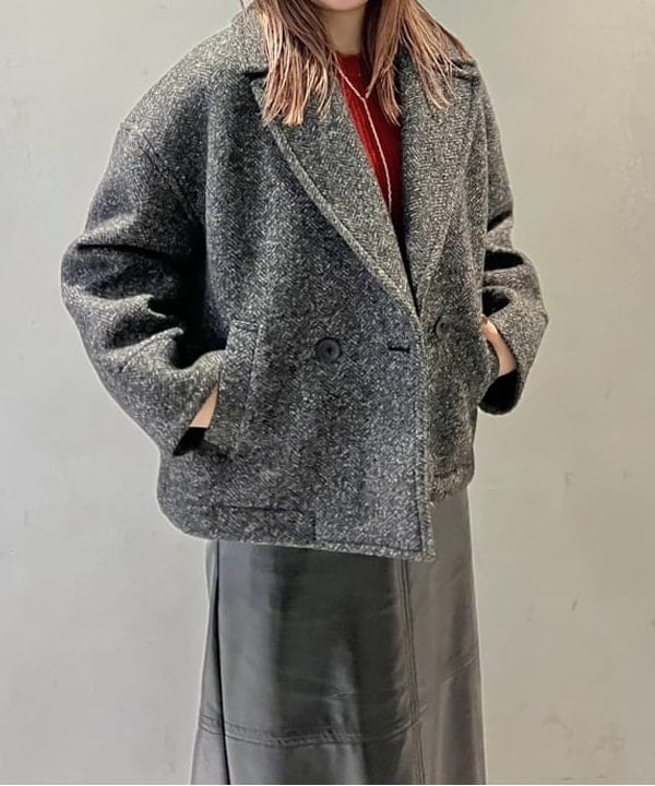 CHIHIROさんの「BEAMS WOMEN｜ボンディング ピーコート」を使ったコーディネート