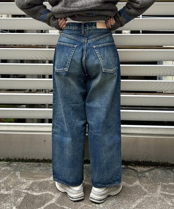 まつむさんの「BEAMS WOMEN｜Sanca / Denim 5P Wide」を使ったコーディネート