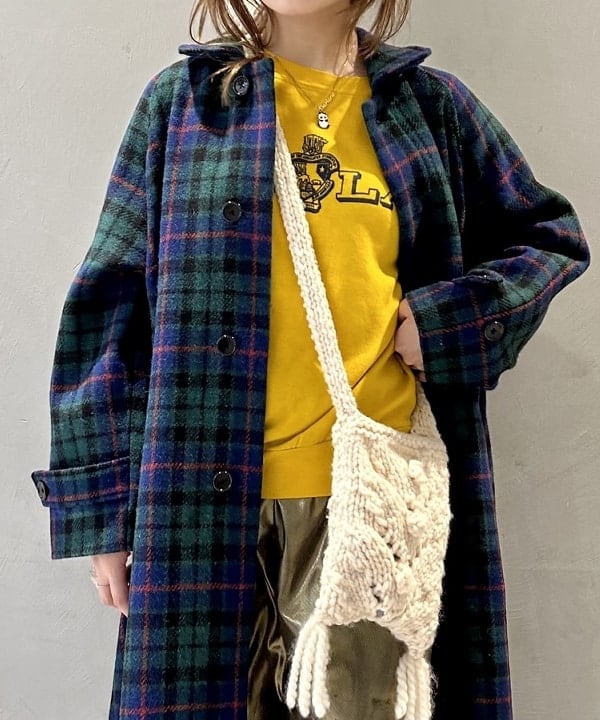 ナツハさんの「BEAMS WOMEN｜ハリスツイード バルマカーン コート」を使ったコーディネート